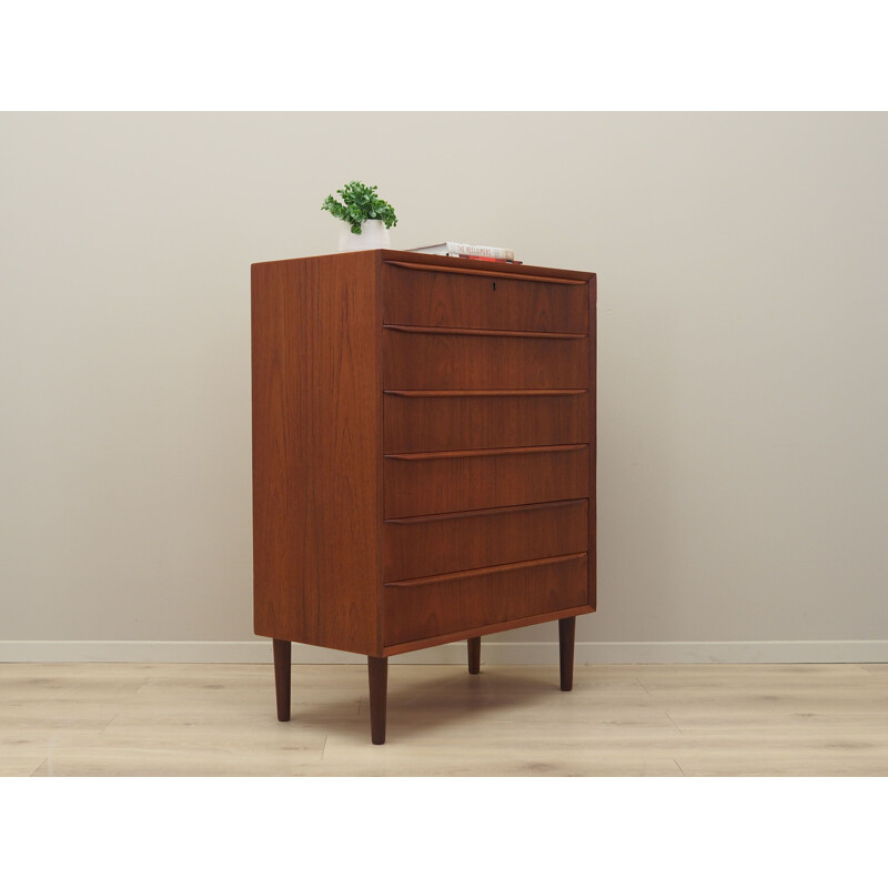 Teak vintage chest of drawers, Denmark 1970s