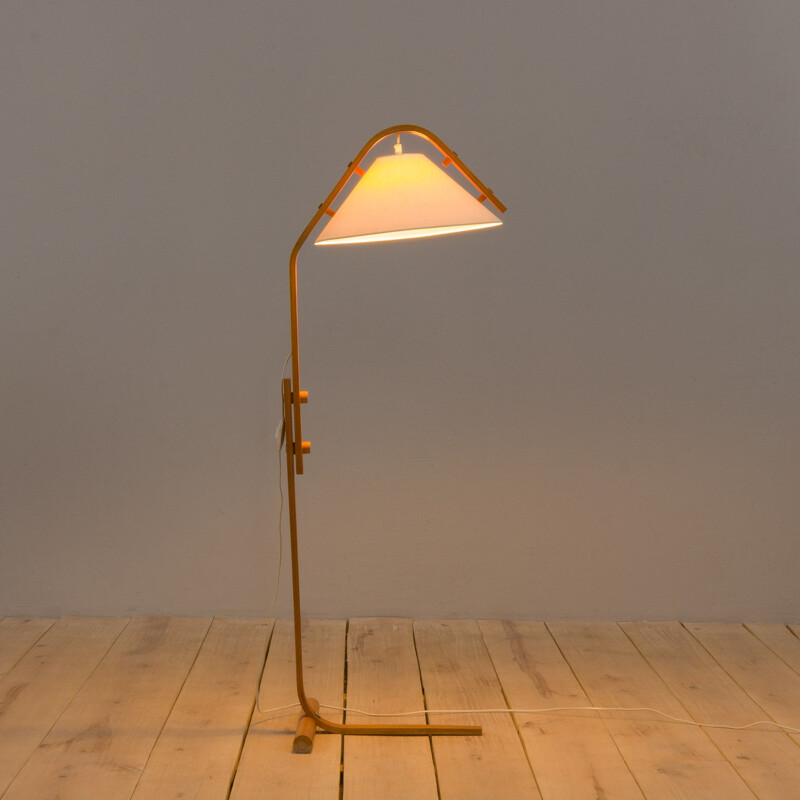 Scandinavian vintage floor lamp by Jan Wickelgren for Aneta, 1970