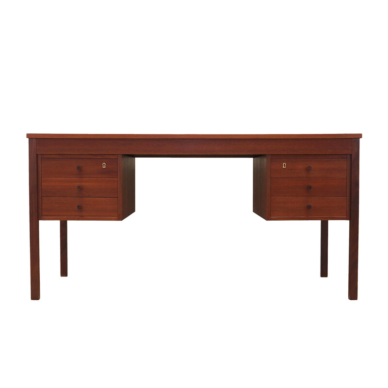 Teak vintage desk, Denmark 1970s