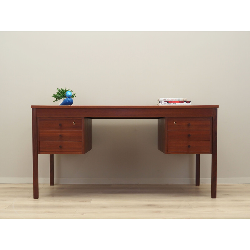 Teak vintage desk, Denmark 1970s