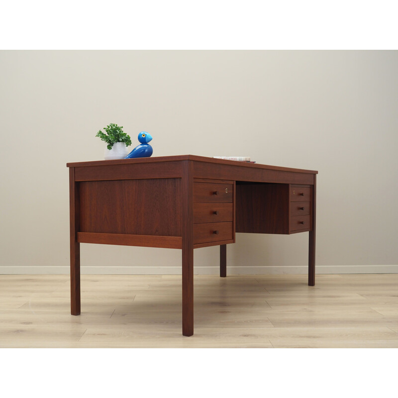 Teak vintage desk, Denmark 1970s