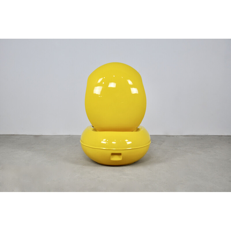 Vintage Gn1 Garden Egg armchair by Peter Ghyczy for Veb Synthese, 1970