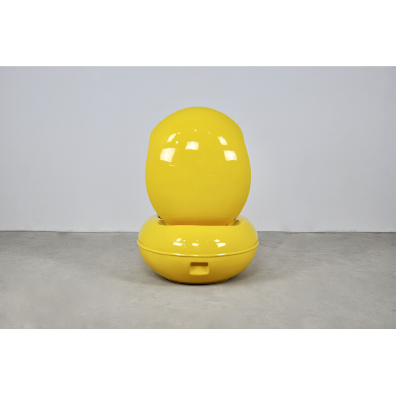 Vintage Gn1 Garden Egg fauteuil van Peter Ghyczy voor Veb Synthese, 1970