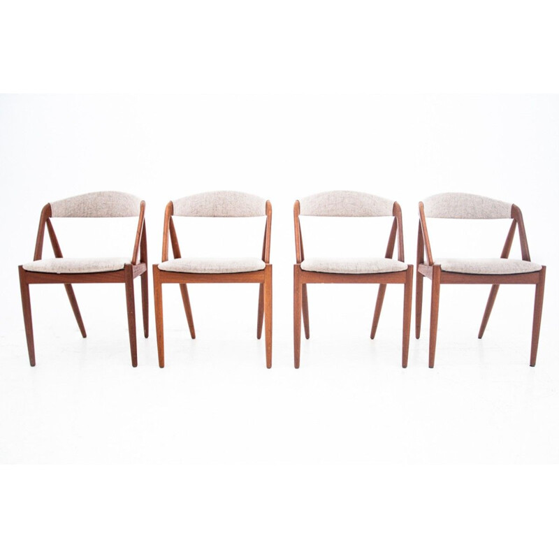 Satz von 4 Vintage-Stühlen Modell 31 von Kai Kristiansen, Dänemark 1960
