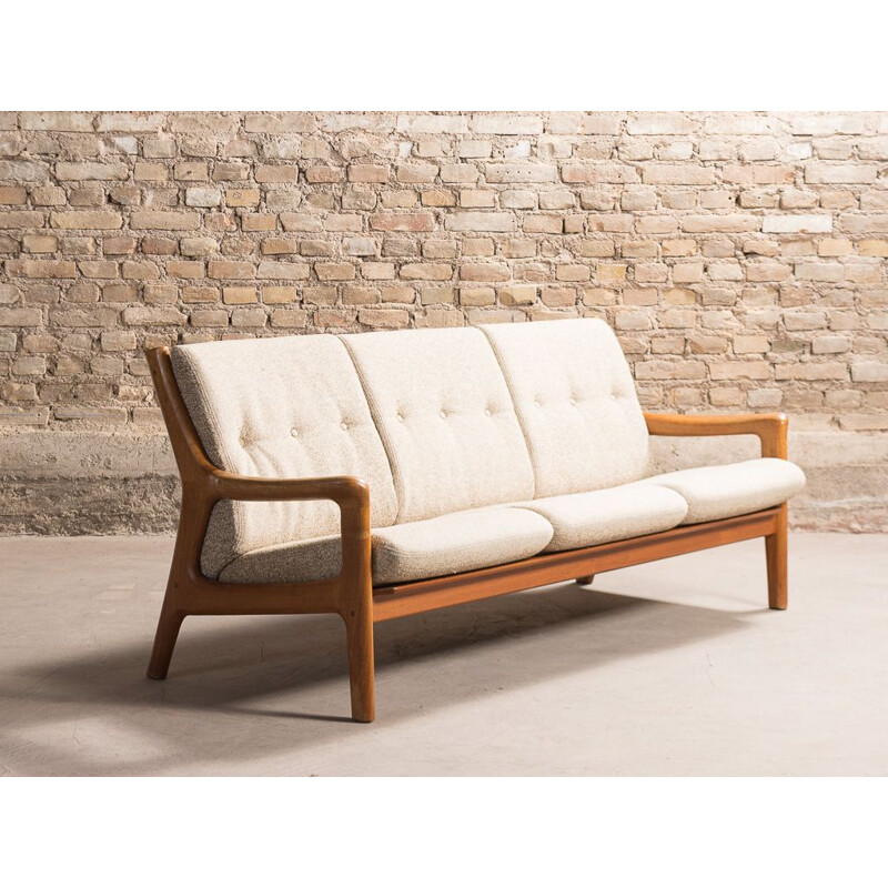 Dänisches Vintage-3-Sitzer-Sofa aus Teakholz von Gustav Thams für Uldum Mobelfabrik, 1960