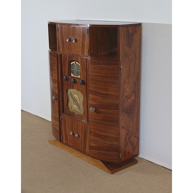 Gabinete de rádio Vintage T.S.F. por Maison Chanson, 1930