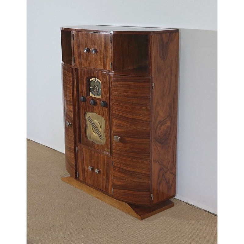 Vintage T.S.F. radio cabinet by Maison Chanson, 1930
