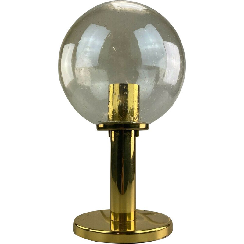 Lampada sferica d'epoca in ottone, 1960