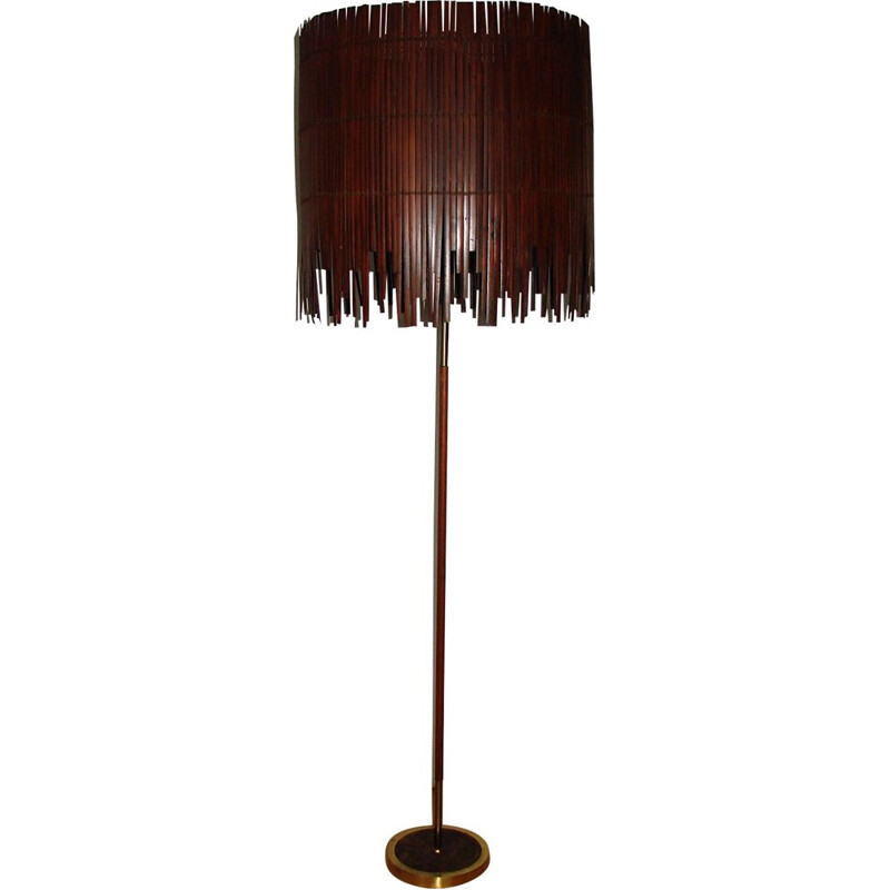 Vintage teak Danish floor lamp, 1960s