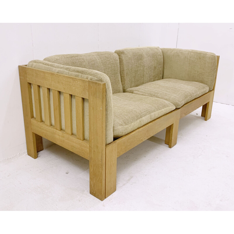 Vintage-Sofa aus Eiche von Tage Poulsen, Dänemark 1960