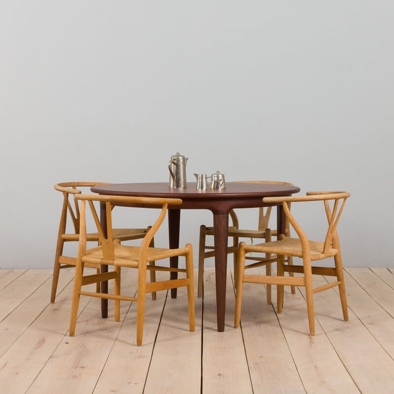 Table vintage en palissandre par Johannes Andersen pour Uldum, Danemark 1960