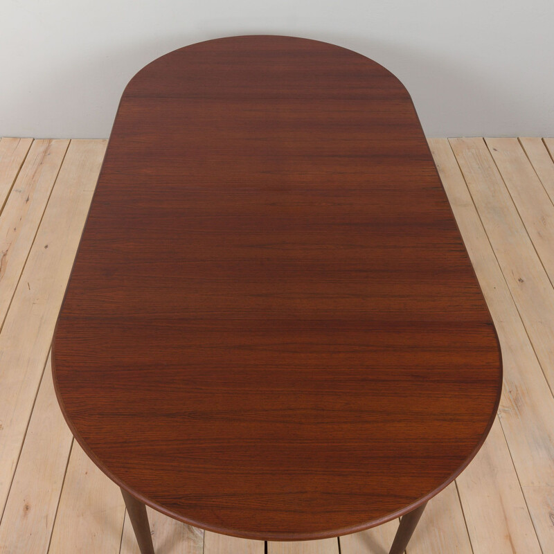 Vintage rosewood dining table by Johannes Andersen for Uldum, Denmark 1960s