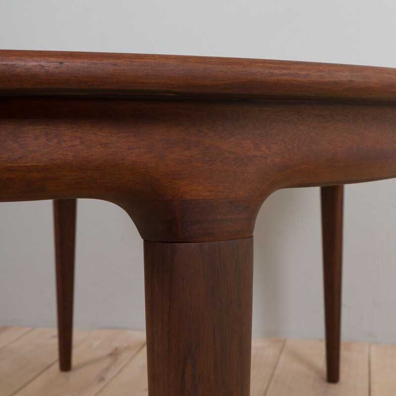 Vintage rosewood dining table by Johannes Andersen for Uldum, Denmark 1960s