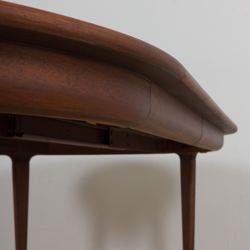 Vintage rosewood dining table by Johannes Andersen for Uldum, Denmark 1960s