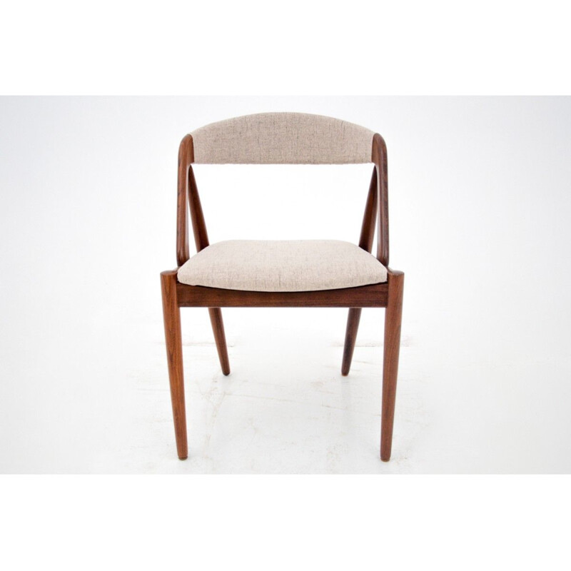 Ensemble de 6 chaises vintage modèle 31 en teck par Kai Kristiansen, Danemark 1960