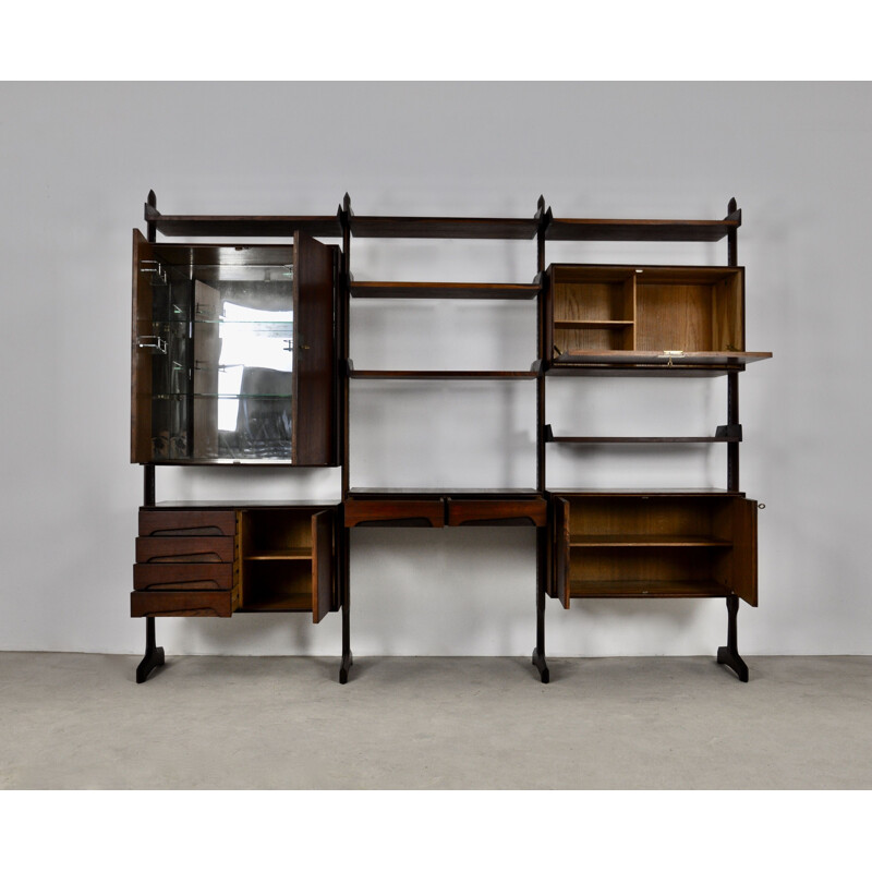 Vintage Italian bookcase by Vittorio Dassi for Dassi, 1950