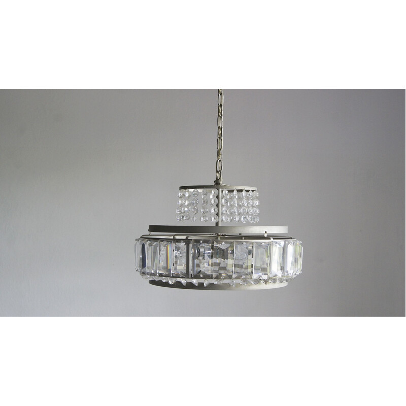 Vintage crystal chandelier, Sweden