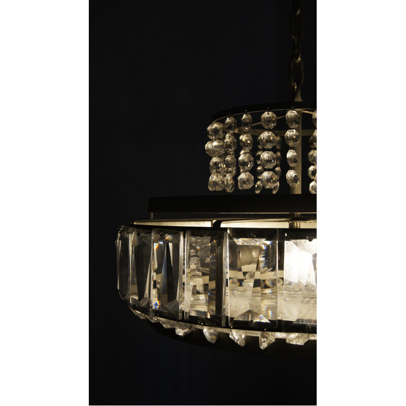 Vintage crystal chandelier, Sweden