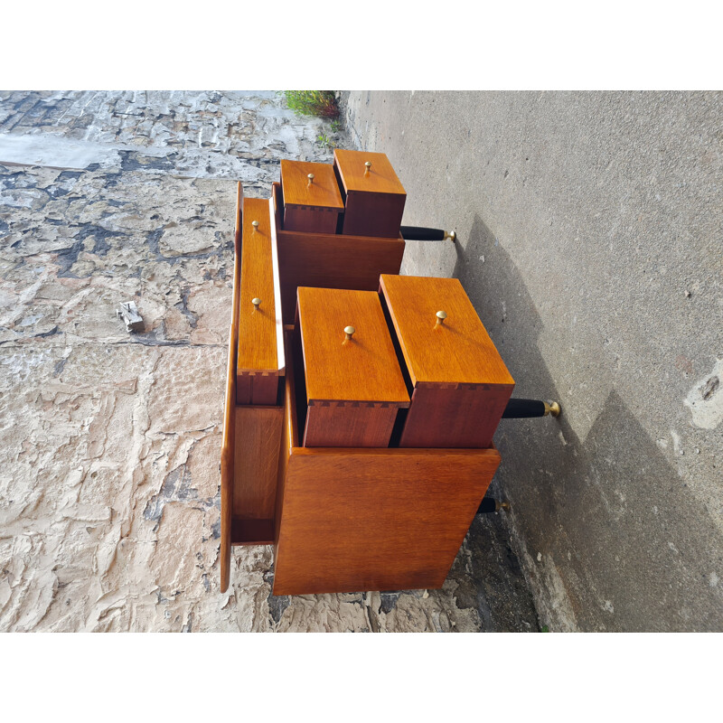 Tavolino da toilette vintage in legno di G Plan