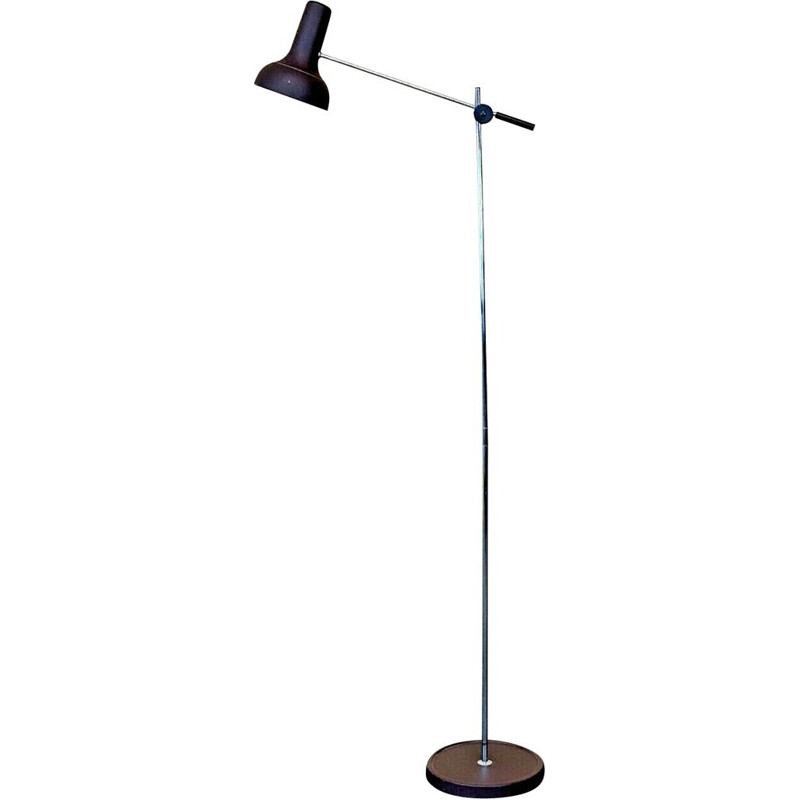 Vintage metalen vloerlamp, 1960