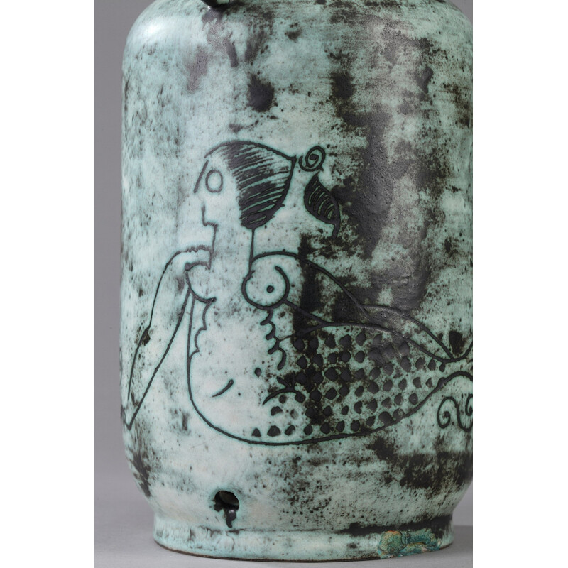 Mid-century ceramic vase, Jacques BLIN - 1950s