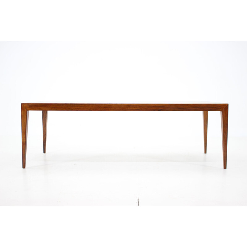 Vintage rosewood coffee table by Severin Hansen, Denmark 1960s