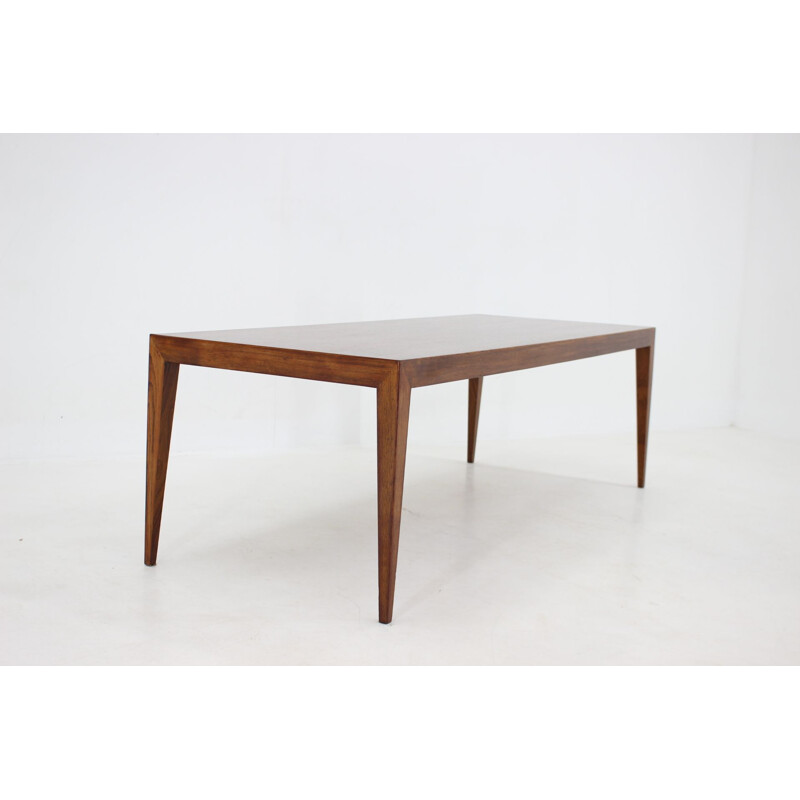 Vintage rosewood coffee table by Severin Hansen, Denmark 1960s