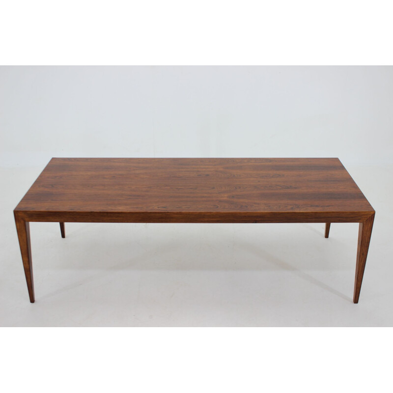 Vintage rosewood coffee table by Severin Hansen, Denmark 1960s