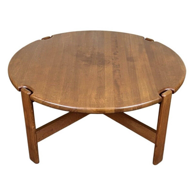 Vintage teak coffee table by Niels Bach, Denmark 1960-1970s