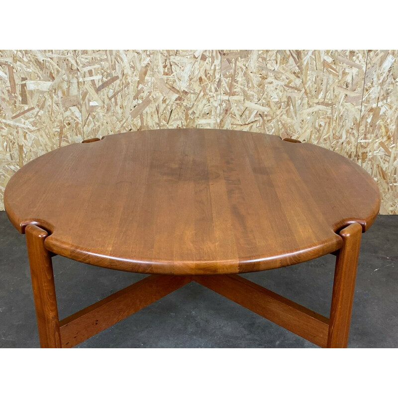 Table basse vintage en teck par Niels Bach, Danemark 1960-1970