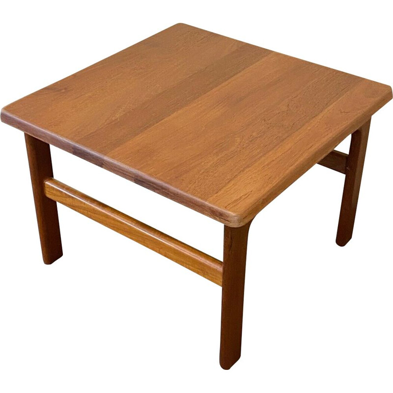 Table basse vintage en teck par Niels Bach, Danemark 1960