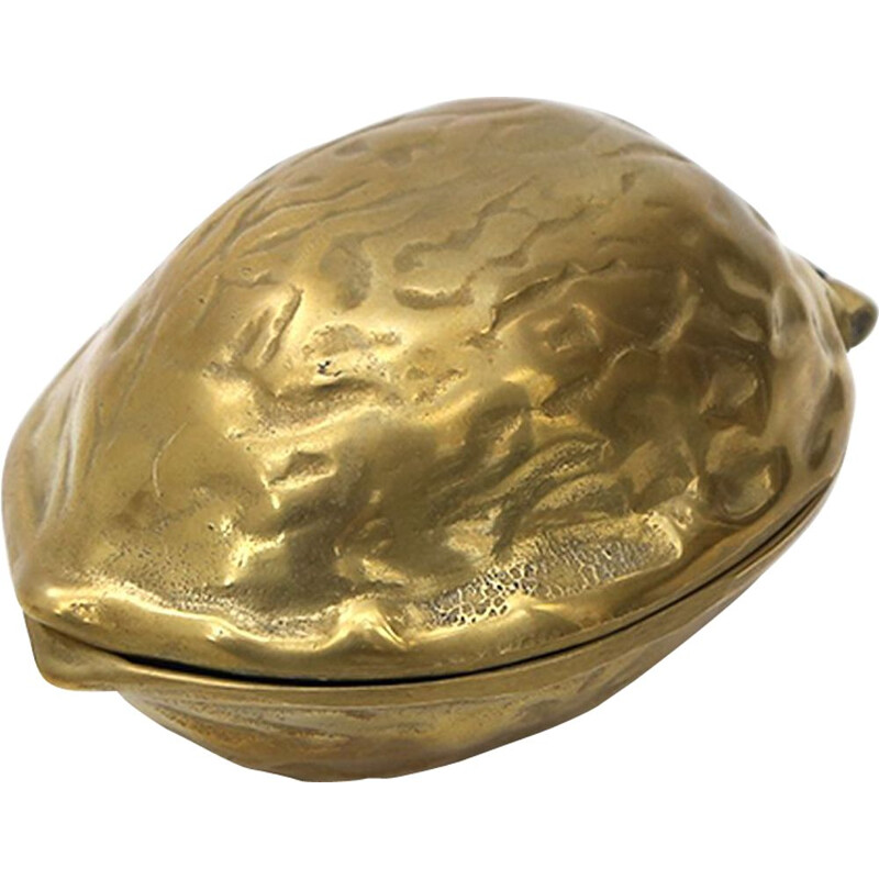 Vintage brass Italian ashtray, 1970s