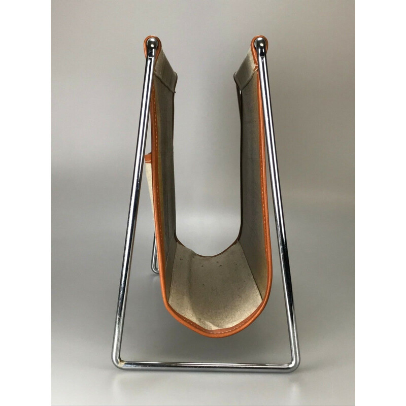 Vintage magazine rack by Verner Panton for Fritz Hansen, 1950-1960s