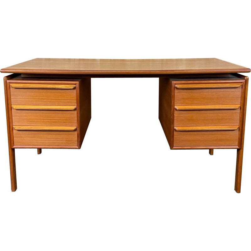 Vintage teak desk by Gv Gaasvig for Gv Møbler, 1960