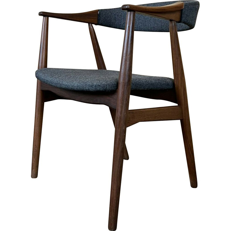 Poltrona vintage in teak di Th. Harlev per Farstrup, 1960