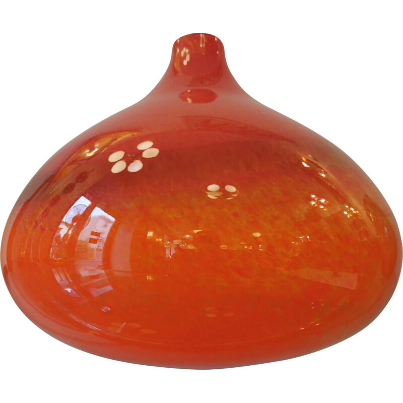 Vintage blown glass vase