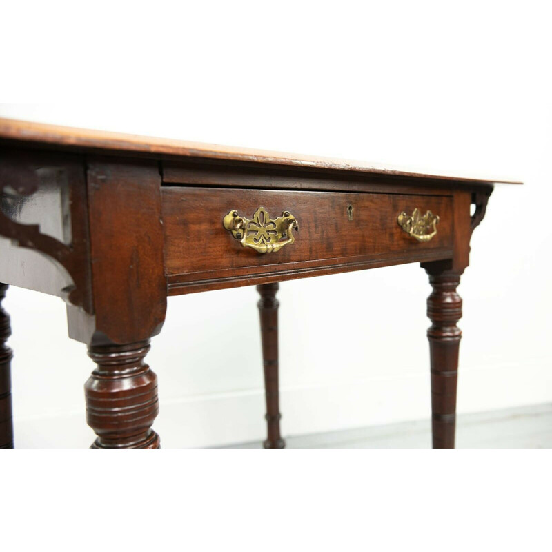 Mid century Victorian mahogany side table, 1860s