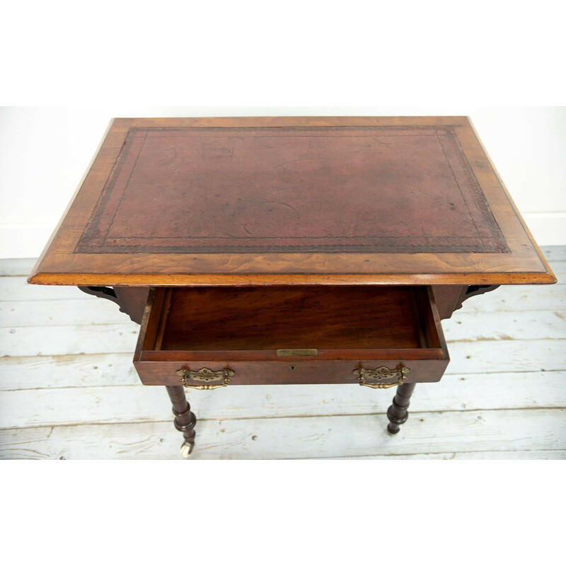 Mid century Victorian mahogany side table, 1860s