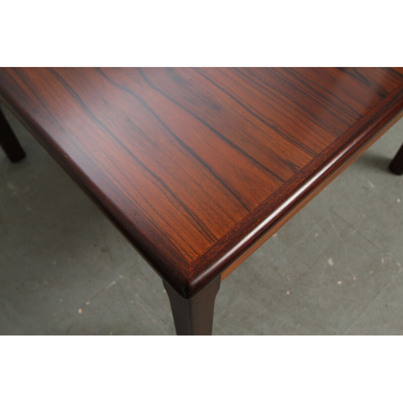 Square Bruksbo Norway coffee table in rosewood - 1960s