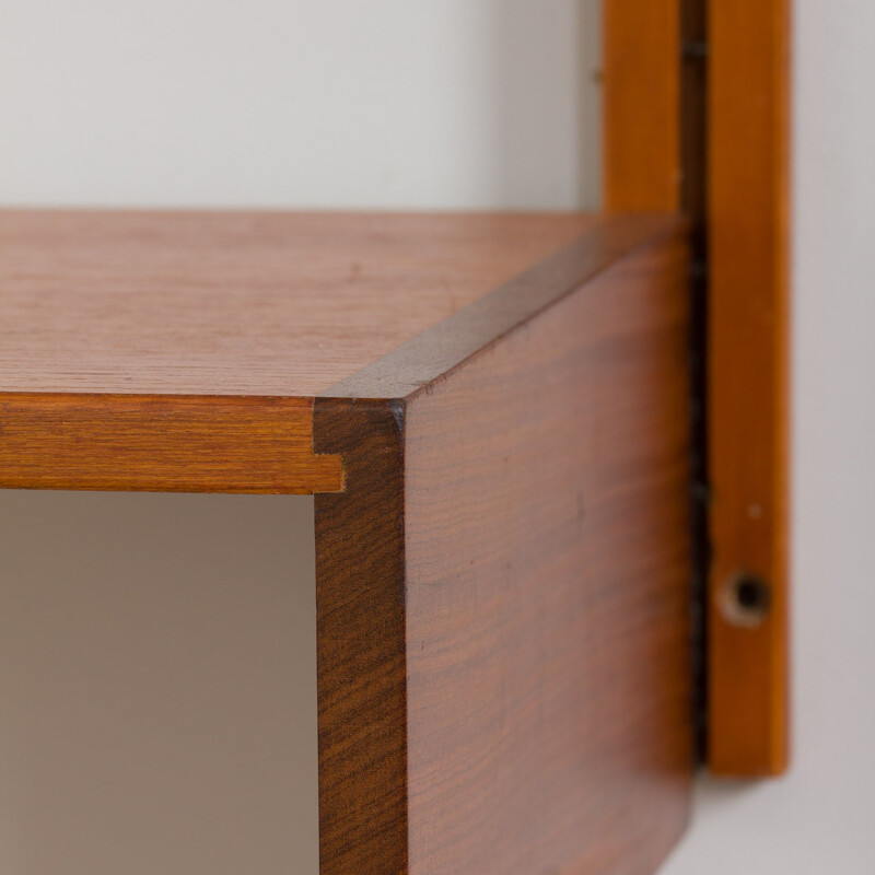 Vintage Scandinavian teak wall unit by Sven Andersen Møbelfabrikk, Norway 1960