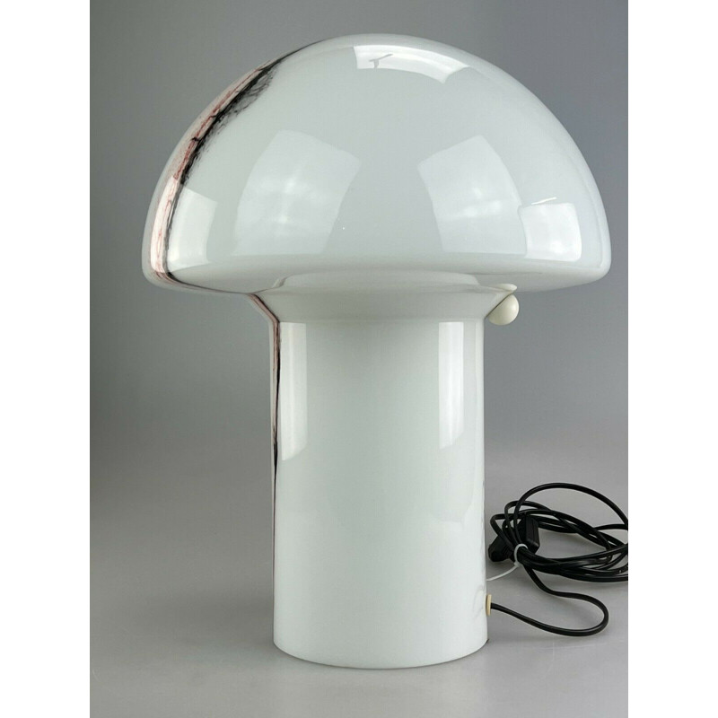 Vintage glass table lamp Mushroom by Peill & Putzler, 1960-1970s