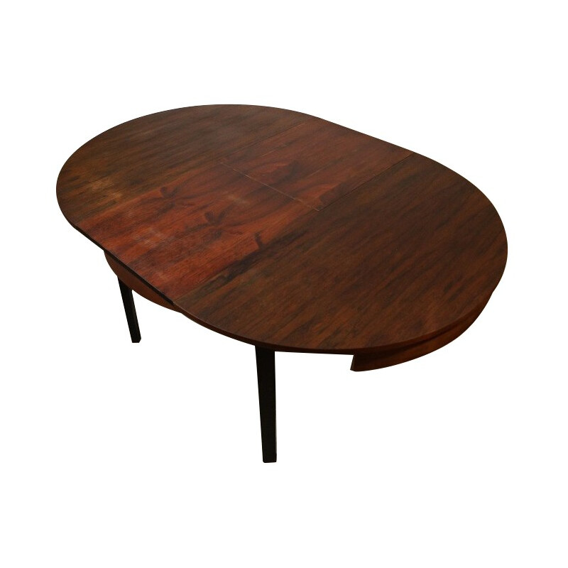 Round table in Brazilian rosewood - 1960s