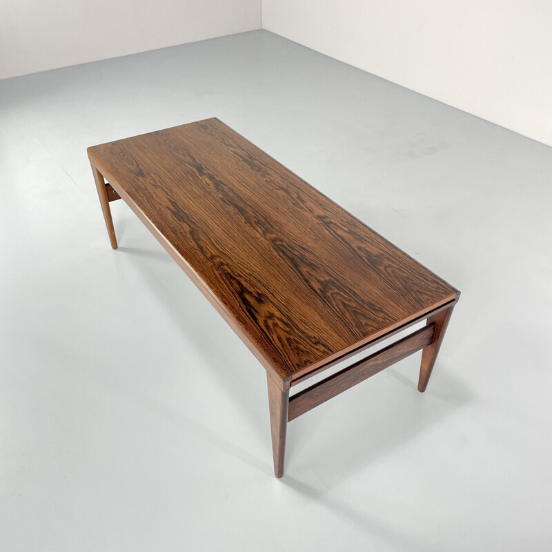 Vintage coffee table by Illum Wikkelso for Koefoed's Mobelfabrik, Denmark 1960