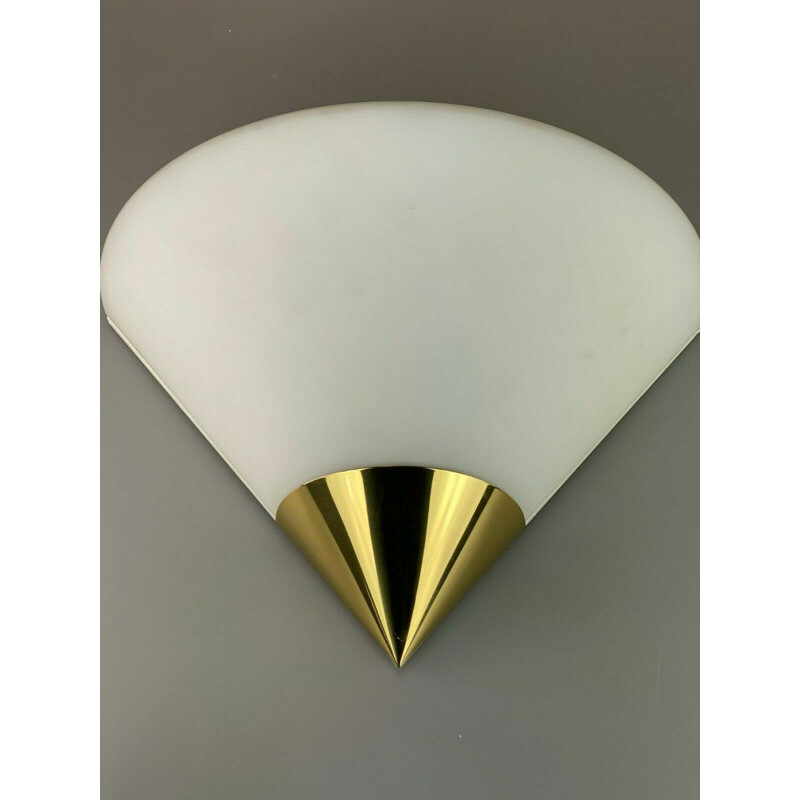 Vintage wall lamp by Glashütte Limburg, 1960