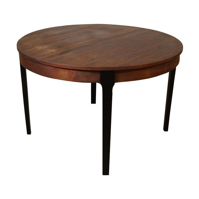 Round table in Brazilian rosewood - 1960s