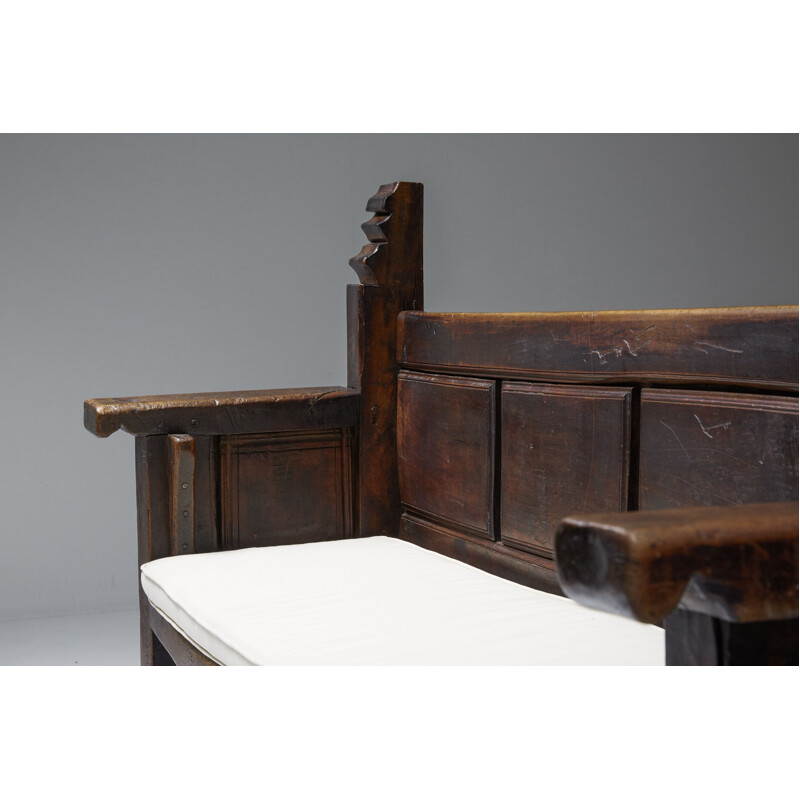 Vintage rustic wooden bench
