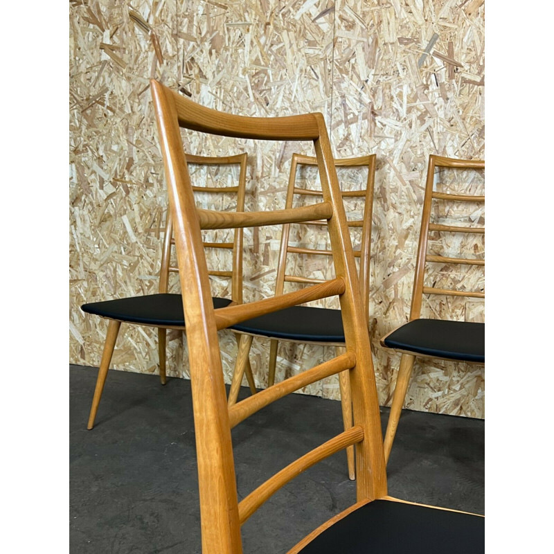 Conjunto de 6 cadeiras dinamarquesas vintage, 1960-1970