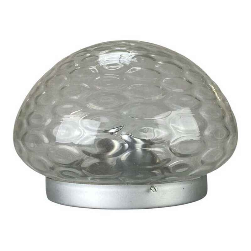 Vintage ceiling lamp in glass, 1960-1970s