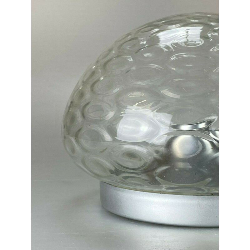 Vintage ceiling lamp in glass, 1960-1970s