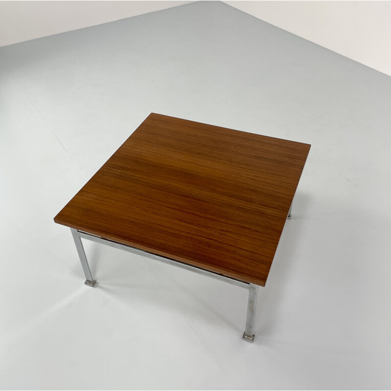 Square vintage coffee table by F.Lli Saporiti, Italy 1970